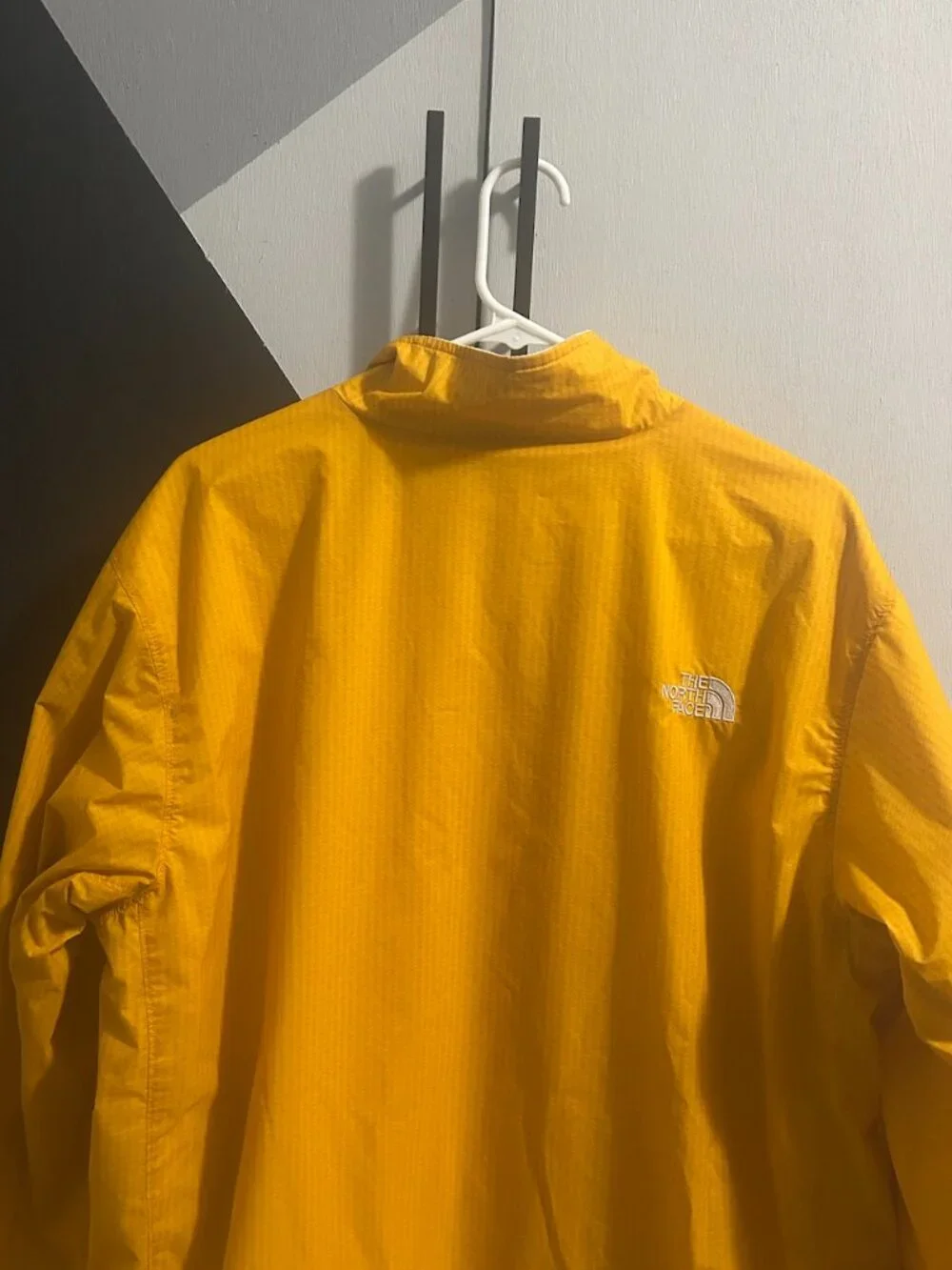 The North Face Yellow Coyote Tower Fleece-Lined Rain Jacket Men's XL